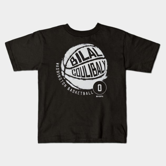 Bilal Coulibaly Washington Basketball Kids T-Shirt by lmsmarcel